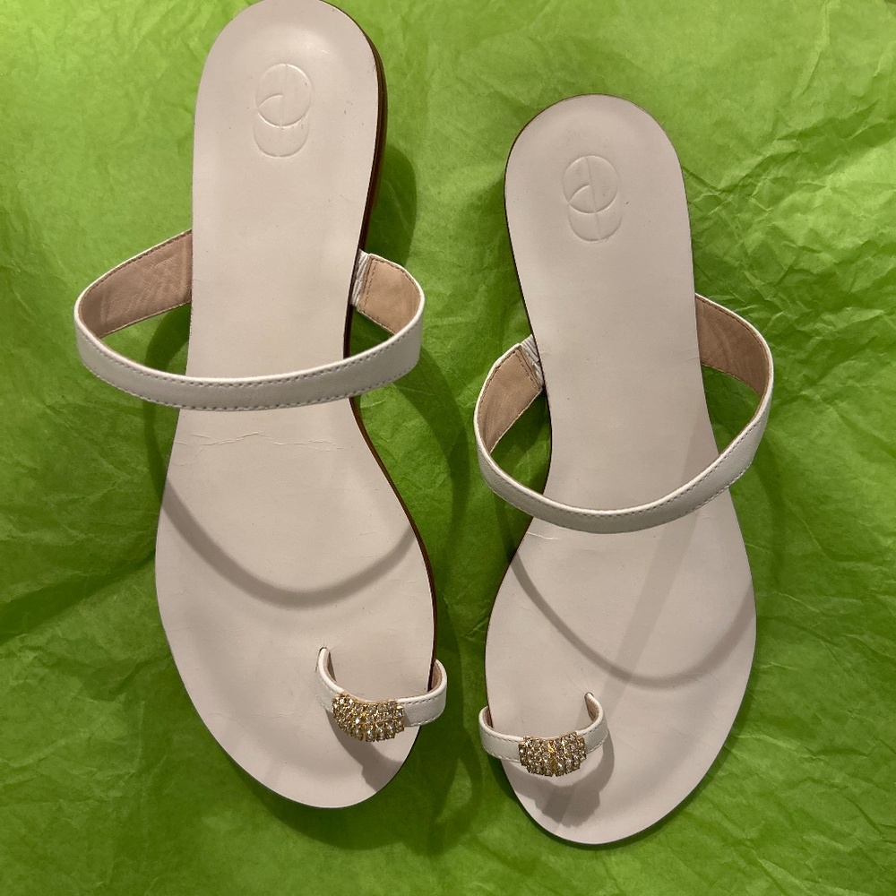 Port & Paire Crystal-embellished Sandal